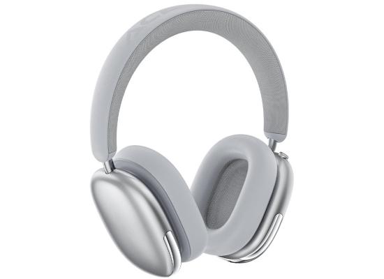 ACEFAST H9 ANC 30dB Hybrid Noise Cancelling Wireless Bluetooth 5.4 Headphone 40MM Speaker Music Sports Over the Ear HiFi Headsets offering 55 hours of music time or 40 hours of talk time - Silver